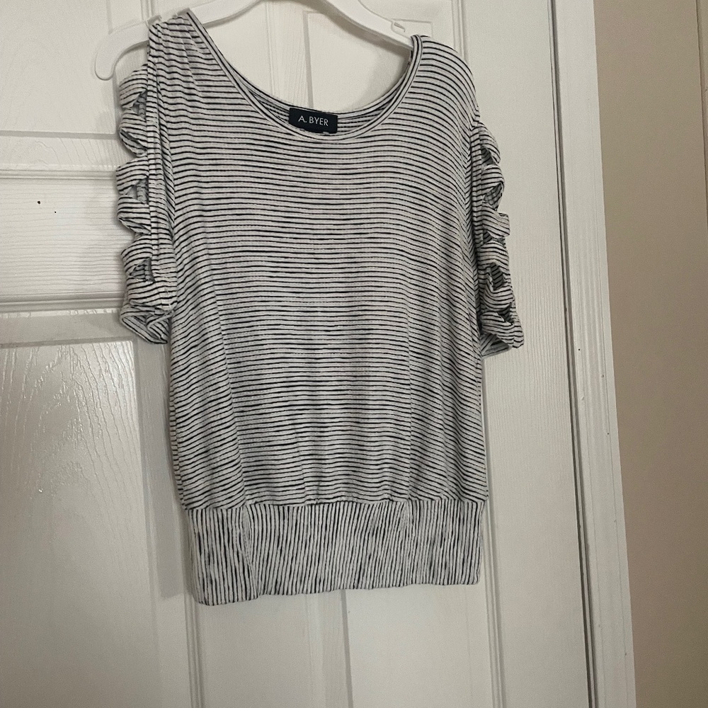 A. Byers striped shirt